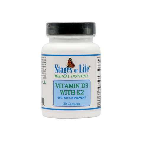 Vitamin D3 with K2 - 30 Capsules