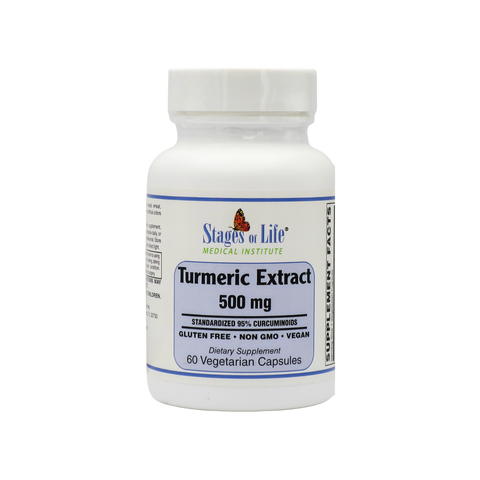 Turmeric Root Extract - 500 mg - 60 Capsules