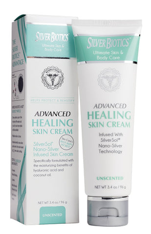 Silver Biotics Advanced Healing Skin Cream 3.4oz