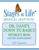Down to Basics - Without Iron - 120 capsules
