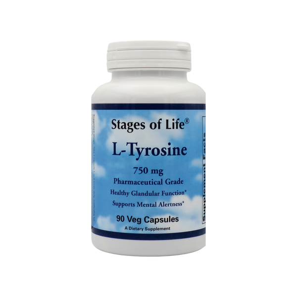 L-Tyrosine - 750 mg - 90 Capsules