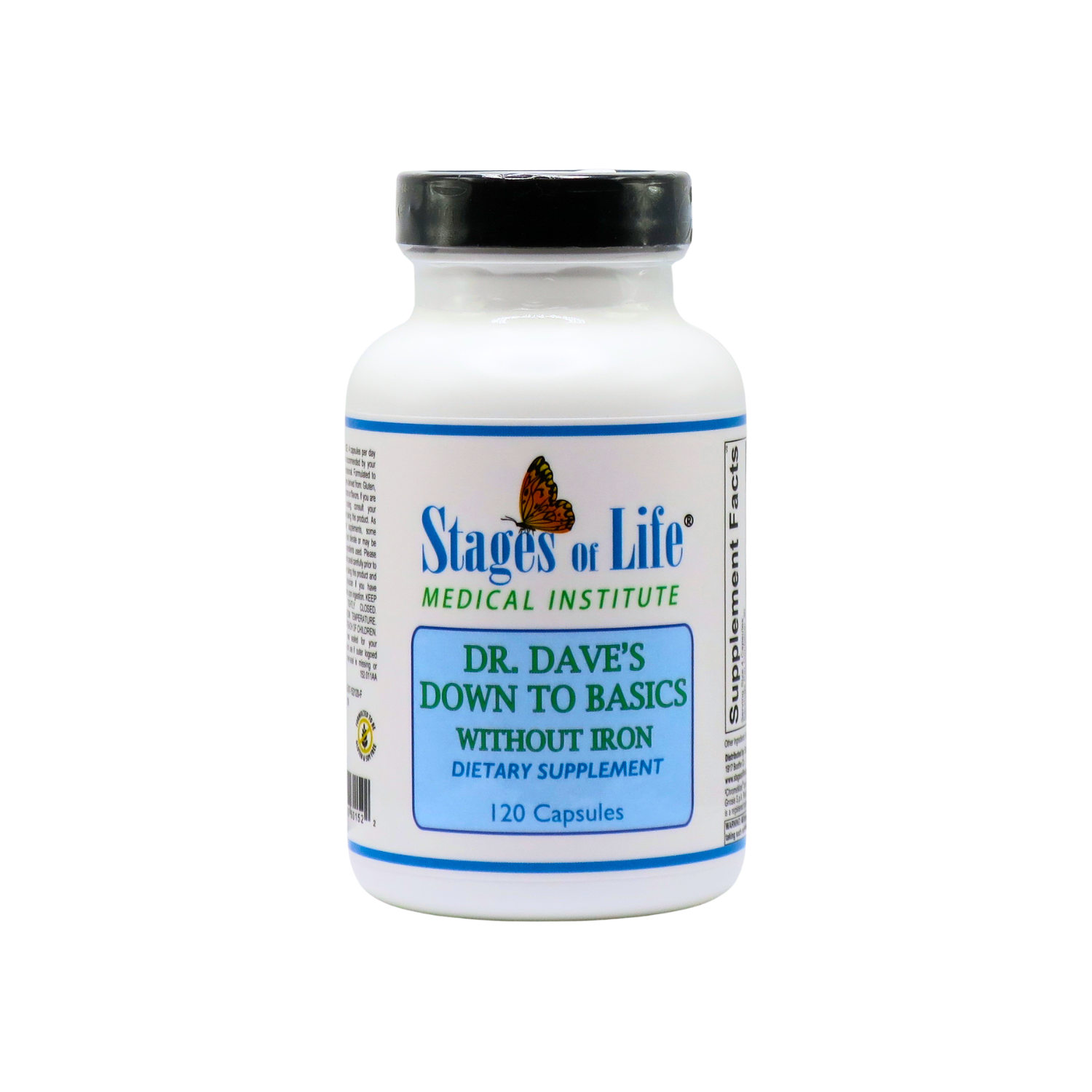 Down to Basics - Without Iron - 120 capsules