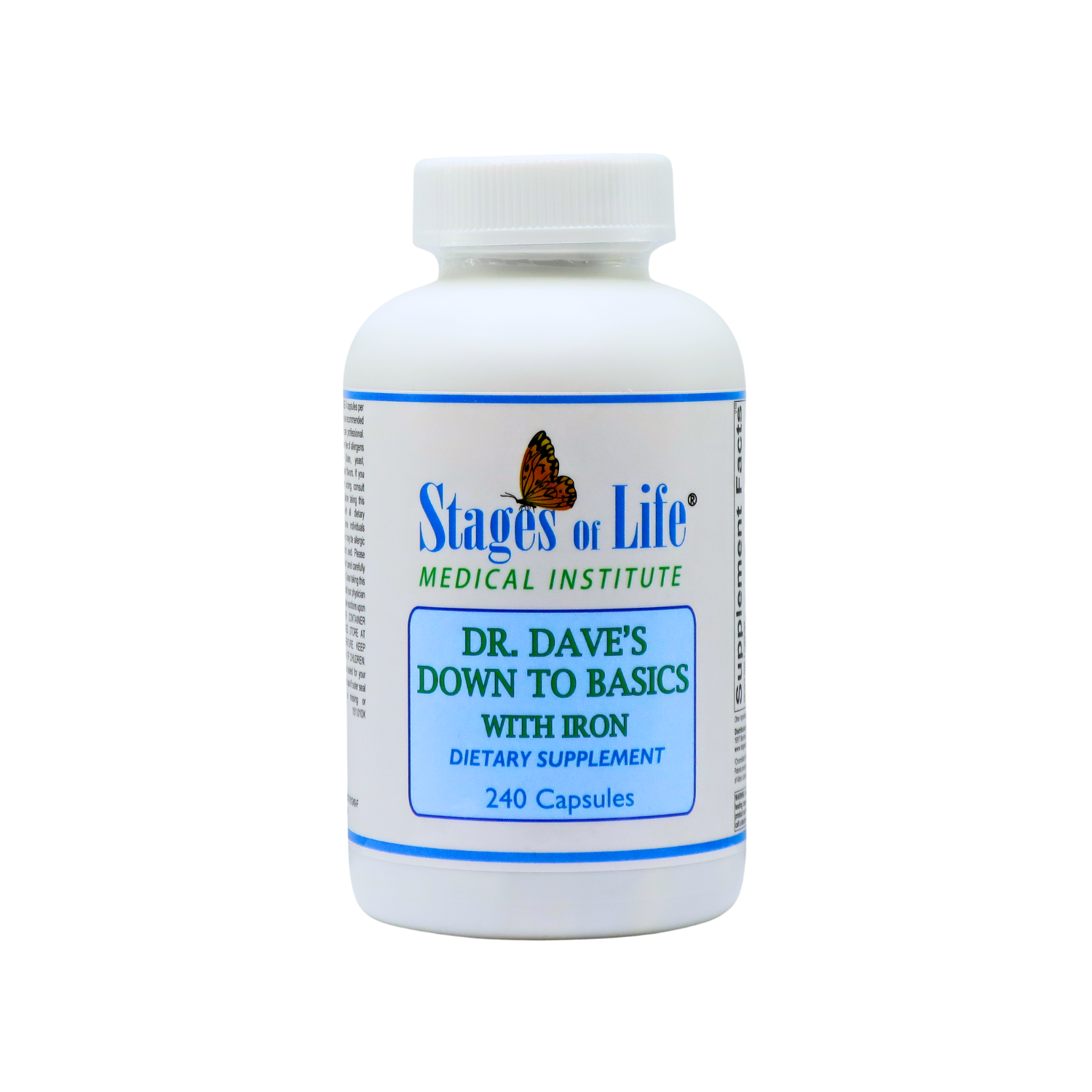 Down to Basics - With Iron - 240 Capsules