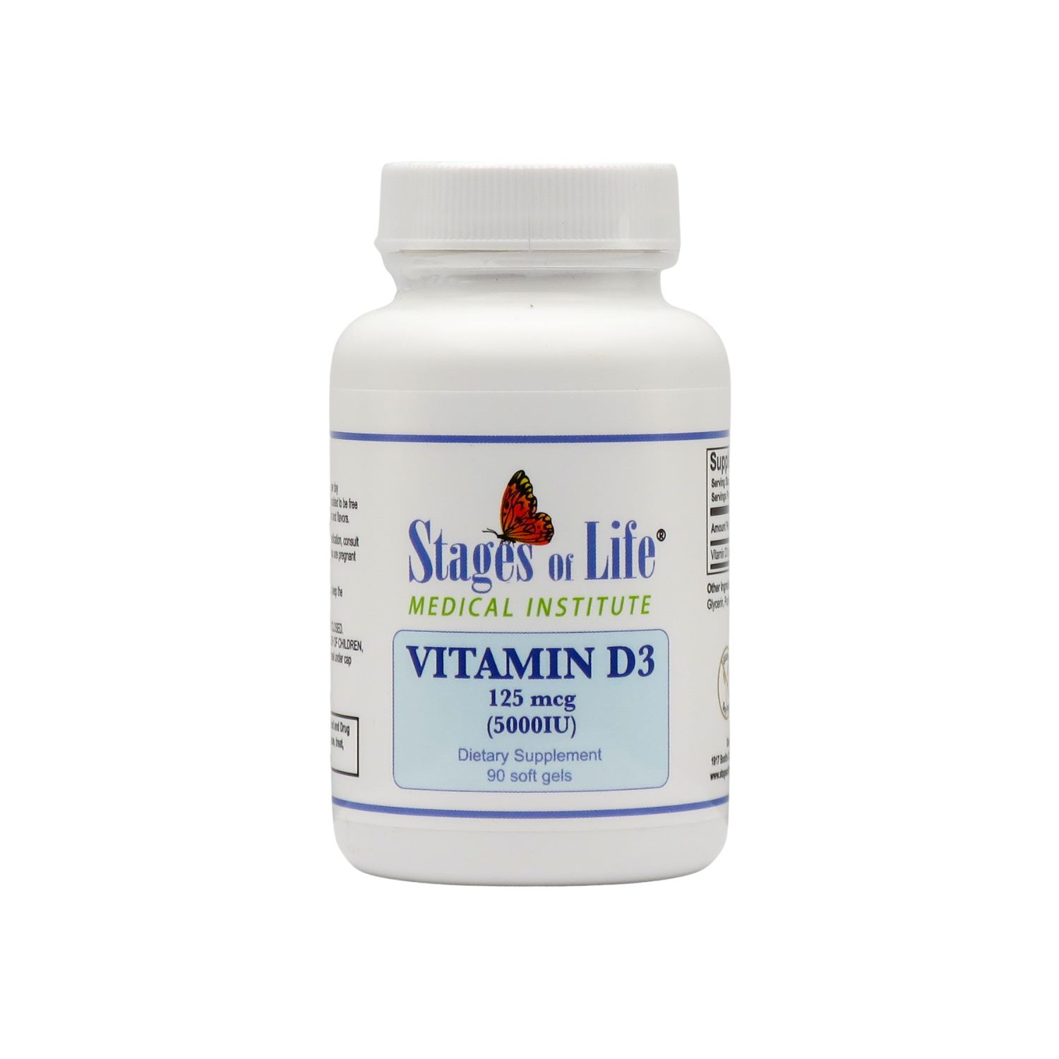 Vitamin D3 - 5,000 IU - 90 Softgels