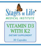 Vitamin D3 with K2 - 30 Capsules