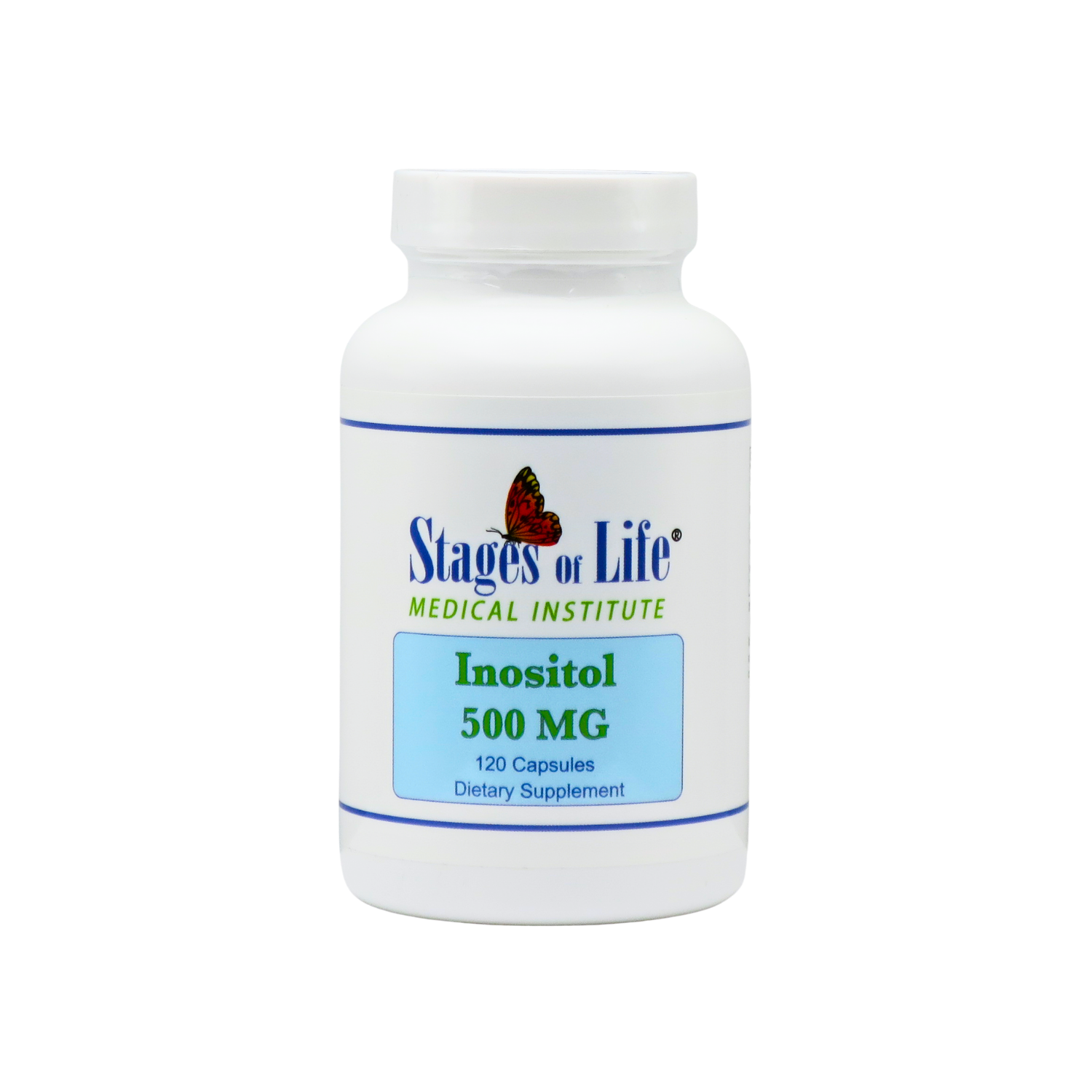 Inositol - 500 mg - 120 Capsules