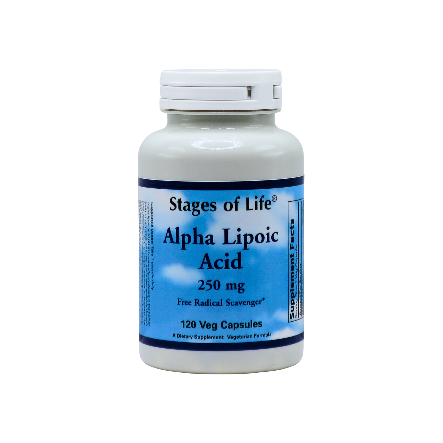 Alpha Lipoic Acid - 250 mg - 120 Capsules