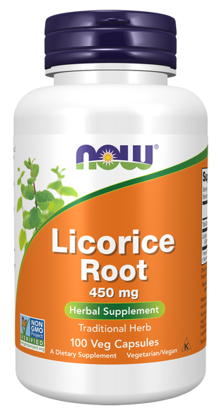 Licorice Root 450 mg 100 Veg Capsules