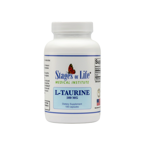 L-Taurine - 500 mg - 100 Capsules