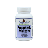 Pantothenic Acid - 500 mg - 100 Capsules