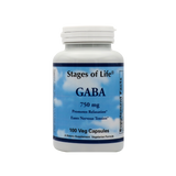 GABA (Gamma-Amino Butyric Acid) - 750 mg - 100 Capsules