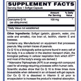 Co Q10 - 100mg - 60 Softgels