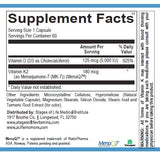 Vitamin D3 with K2 Enhanced - 60 Capsules
