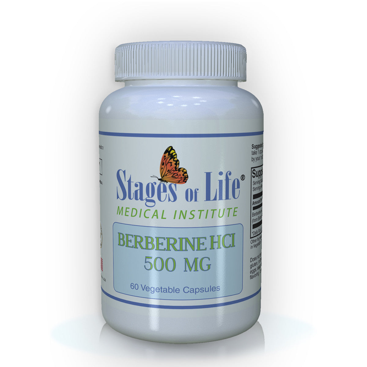 Berberine - 500 mg - 60 Capsules