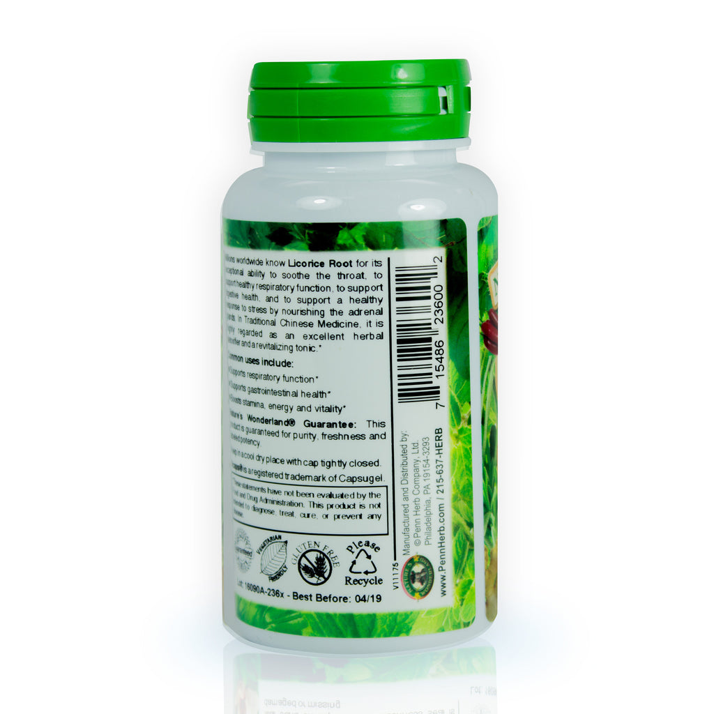 Licorice Root 60 Capsules Stages of Life Vitamins