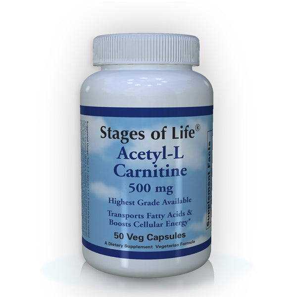 Acetyl-L Carnitine - 500mg - 100 Capsules