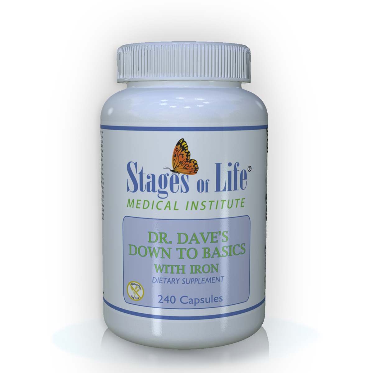 Down to Basics - With Iron - 240 Capsules