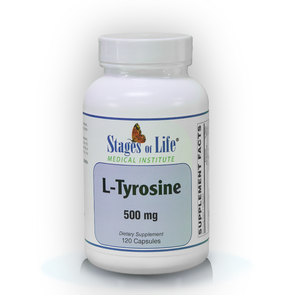 L-Tyrosine - 500 mg - 120 Capsules