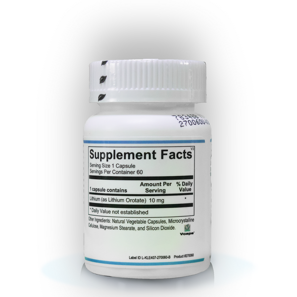 Lithium Chelate 60 Capsules Stages of Life Vitamins