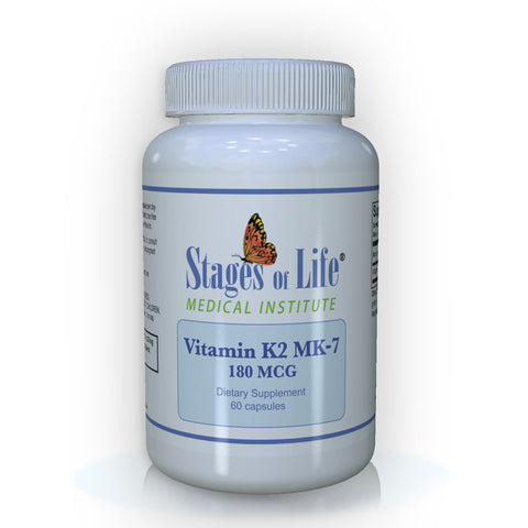 K2 MK-7 - 180 mcg - 60 Capsules