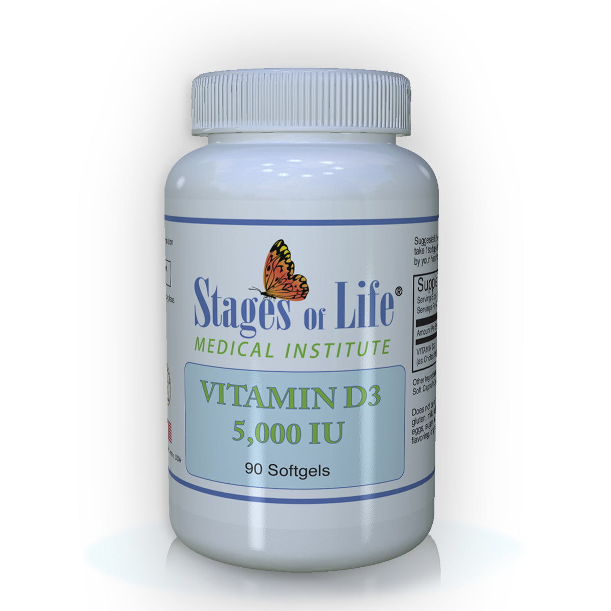 Vitamin D3 - 5,000 IU - 90 Softgels